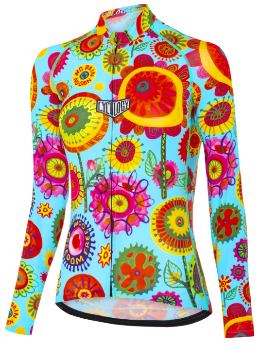 HEAVY PEDAL  LIGHTWEIGHT LONG SLEEVE SUMMER JERSEY