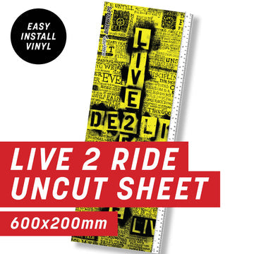 LIVE 2 RIDEノーカット・シート  YELLOW