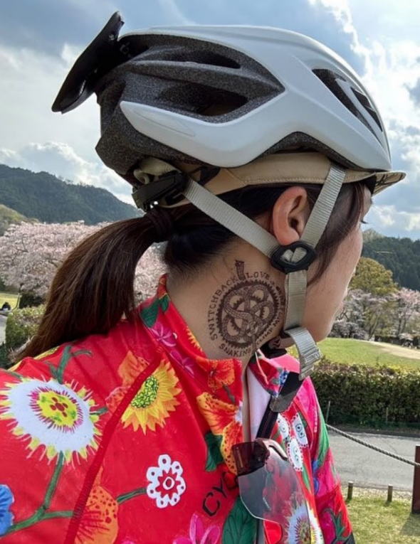 TATTOO STICKER (Temporary tattoo) SNAKE CRANK