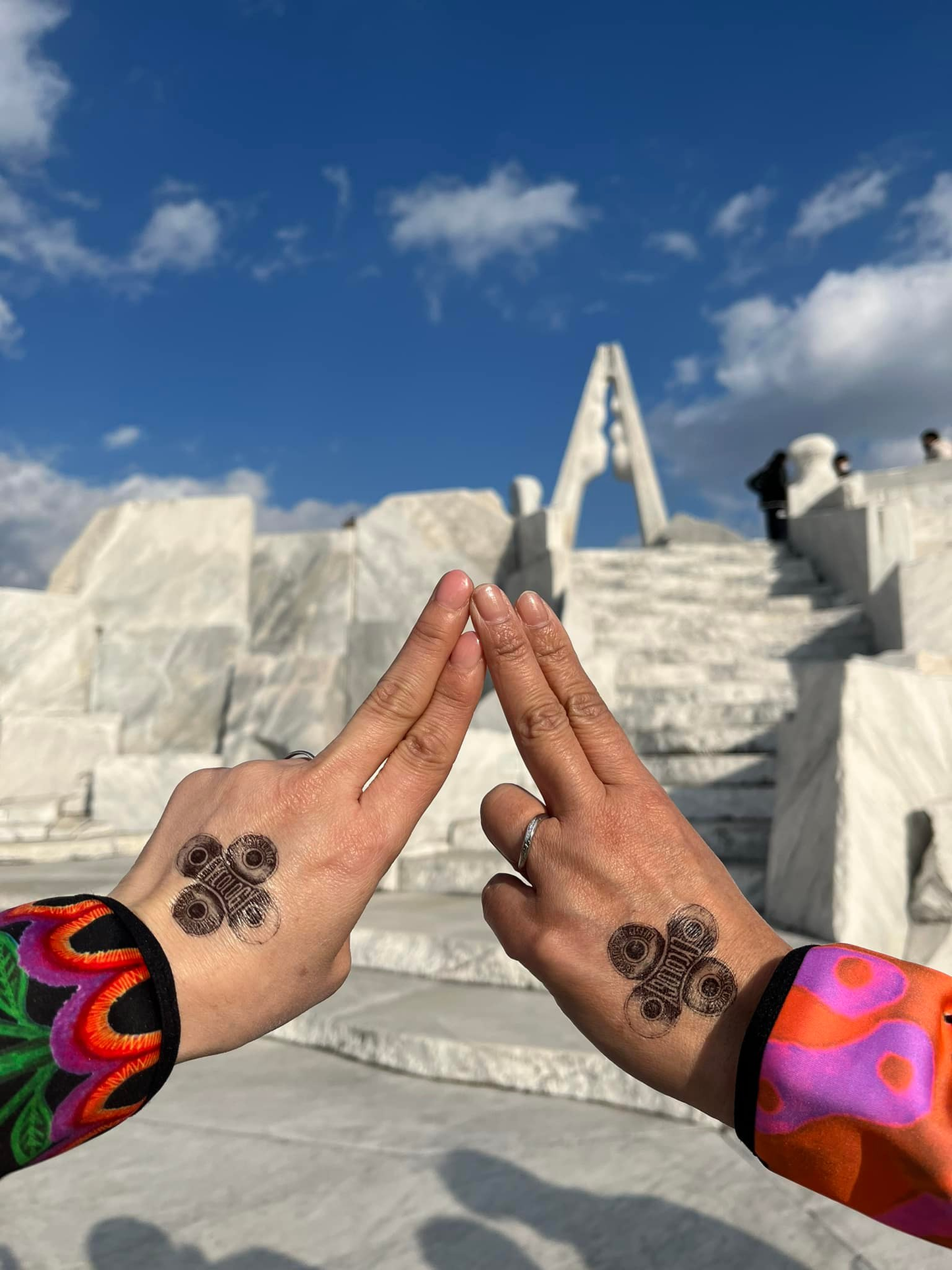 CROSS CHAIN クロスチェーン タトゥーシール TATTOO STICKER (Temporary tattoo)