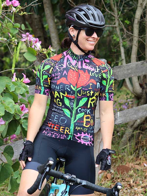 SEE ME (BLACK) WOMEN'S CYCLING JERSEY
