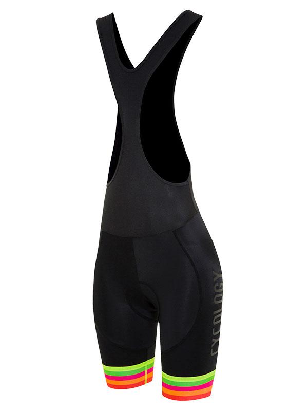 Cycology Womens Logo Black Multi Bib Shorts Cycology ウィメンズ ビブショーツ