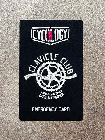CLAVICLE CLUB Emergency card エマージェンシーカード