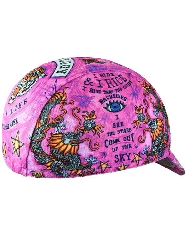 CITY OF ANGELS  CYCLING CAP PINK