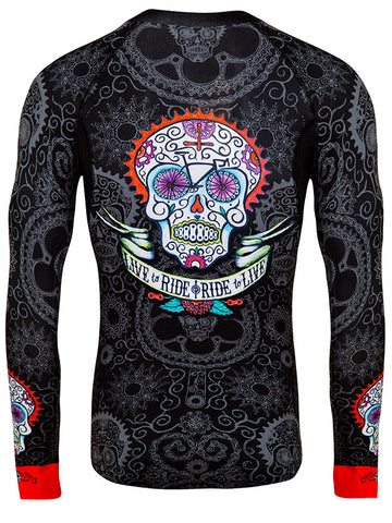 Day of the Living Men's Long Sleeve Base Layer [RED]