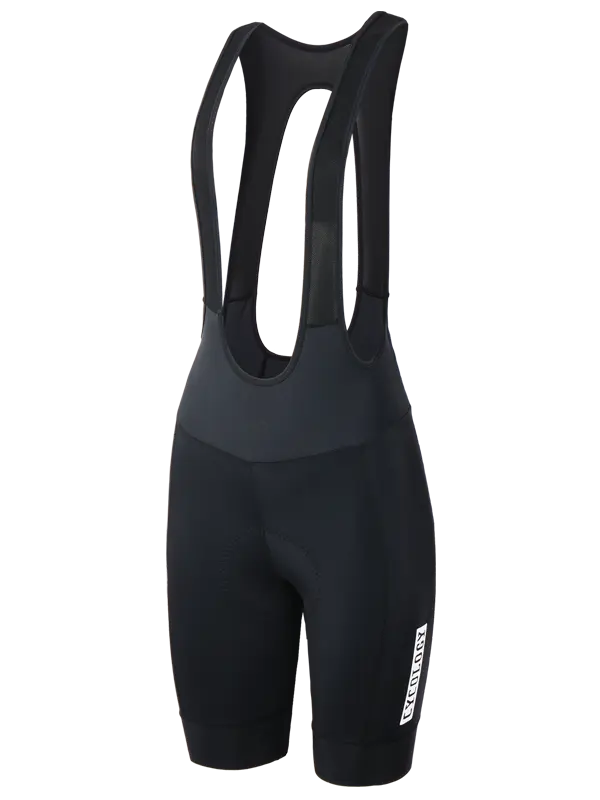 CYCOLOGY WOMEN'S LOGO QUICK PEE BIB SHORTS