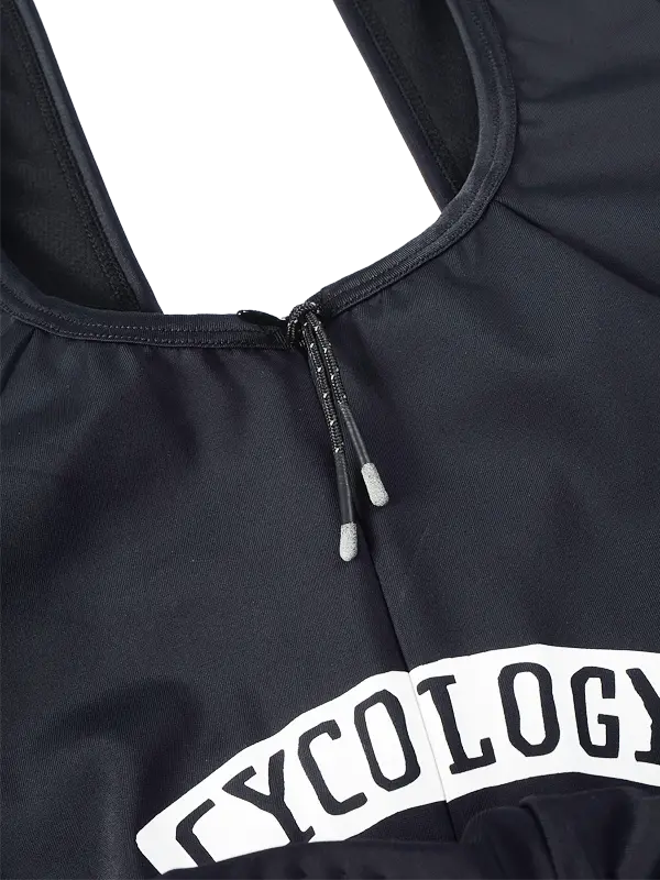 CYCOLOGY WOMEN'S LOGO QUICK PEE BIB SHORTS