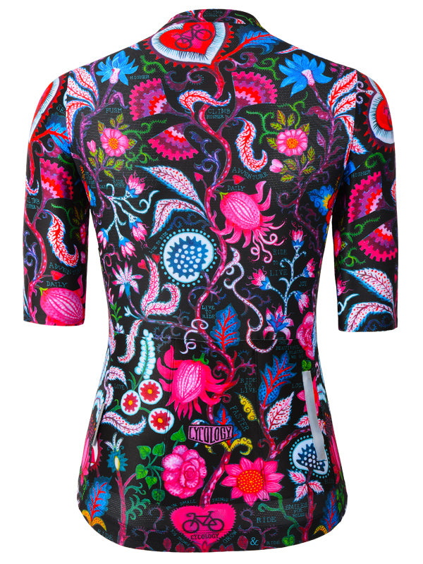 SECRET GARDEN  (BLACK) WOMEN'S REBORN JERSEY