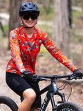 REBEL PEDAL WOMEN'S LONG SLEEVE MTB JERSEY【取り寄せ対象商品】