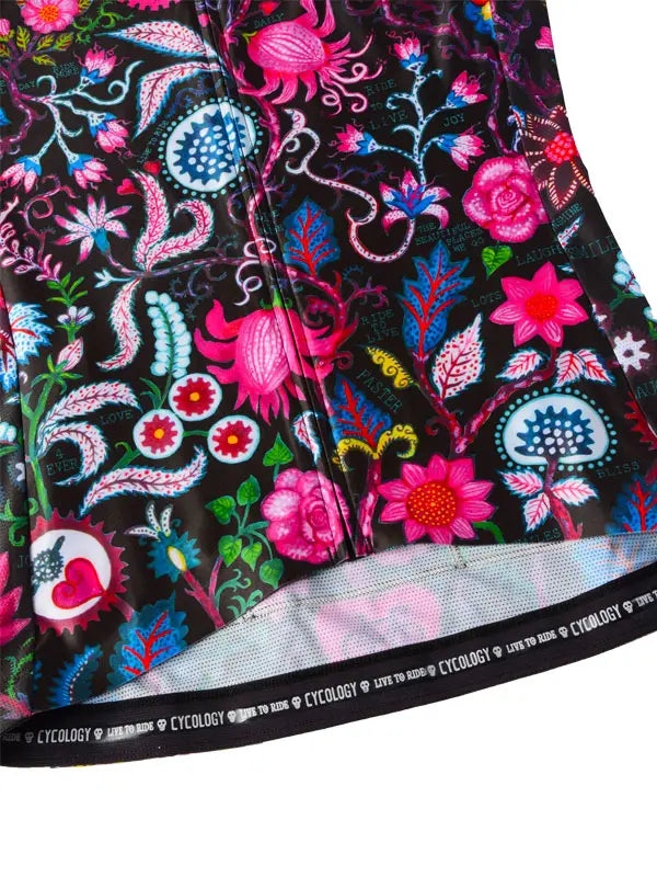 SECRET GARDEN  (BLACK) WOMEN'S REBORN JERSEY