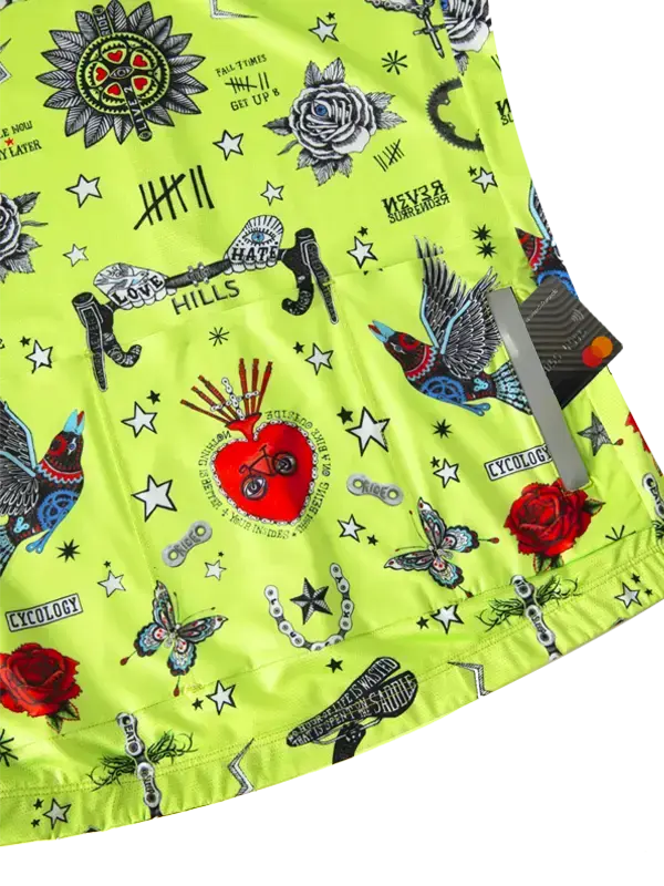 TATTOO (LIME) MEN'S REBORN JERSEYS