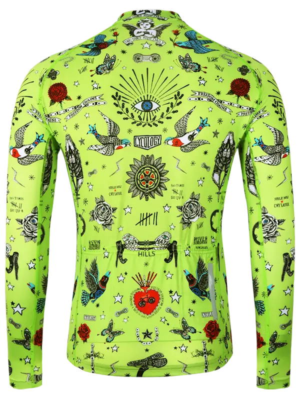 TATTOO MEN'S SUMMER LONG SLEEVE SUMMER JERSEY (取り寄せ対象商品）