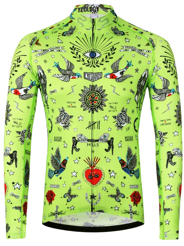 TATTOO MEN'S SUMMER LONG SLEEVE SUMMER JERSEY (取り寄せ対象商品）