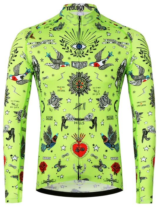 TATTOO MEN'S SUMMER LONG SLEEVE SUMMER JERSEY (取り寄せ対象商品）