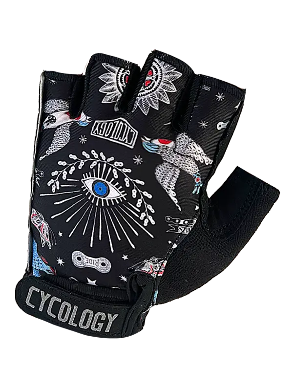 TATTOO CYCLING GLOVES
