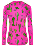 TOTALLY CACTUS WOMEN'S LONG SLEEVE MTB JERSEY