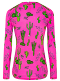 TOTALLY CACTUS WOMEN'S LONG SLEEVE MTB JERSEY