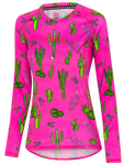 TOTALLY CACTUS WOMEN'S LONG SLEEVE MTB JERSEY