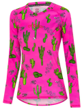 TOTALLY CACTUS WOMEN'S LONG SLEEVE MTB JERSEY