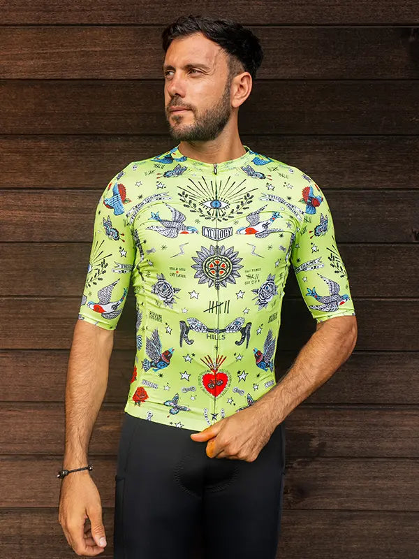 TATTOO (LIME) MEN'S REBORN JERSEYS