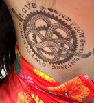 TATTOO STICKER (Temporary tattoo) SNAKE CRANK