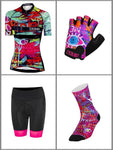 8 Days (Aqua) Women's  CYCLING JERSEY サイクルジャージ