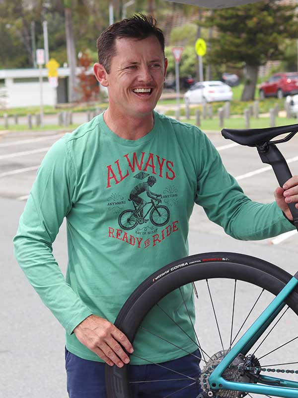 Always Ride Shirt Always Ready to Ride Men's Long Sleeve Tshirt | Cycology Japan ...