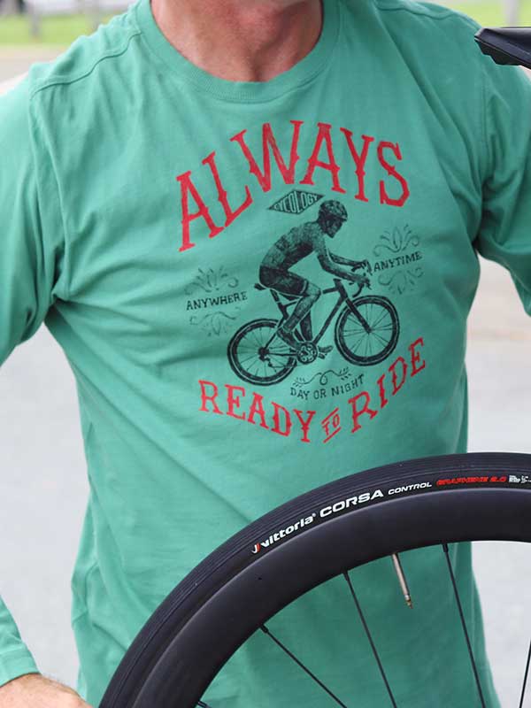 Always Ride Shirt Always Ready to Ride Men's Long Sleeve Tshirt | Cycology Japan ...