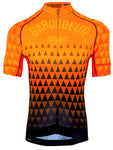 Baroudeur Mens Short Sleeve Orange Cycling Jersey