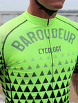 BAROUDEUR (LIME) MEN'S CYCLING JERSEY