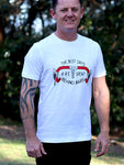 Best Days Behind Bars T Shirt White