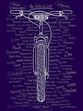 Bike It List Navy Mens Cycling T shirt | Cycology Clothing 