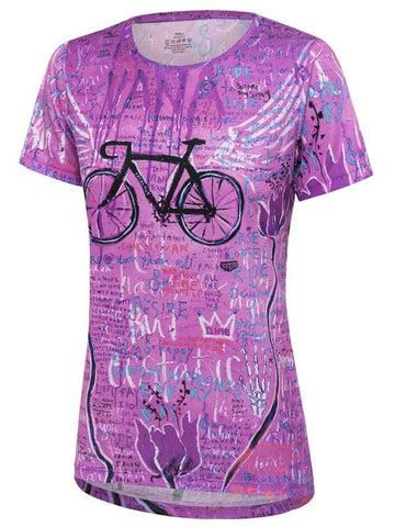 Nirvana Womens Pink Technical T shirt | Cycology Clothing