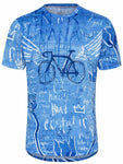Nirvana Mens Blue Technical Tshirt | Cycology Clothing 