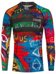 8 Days Mens Long Sleeve Blue Cycling Base Layer | Cycology Clothing