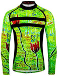 Nirvana Mens Lime Long Sleeve Cycling Base Layer | Cycology AUS