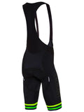 Cycology Men's Logo (Lime Stripe) Bib Shorts