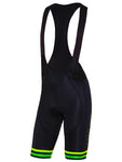 Cycology Men's Logo (Lime Stripe) Bib Shorts