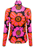 Pedal Flower Windproof Black Cycling Jacket | Cycology Clothing