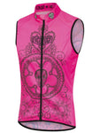 Day of the Living Womens Lightweight Cycling Gilet Pink | Cycology AUS