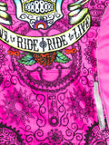 Day of the Living (Pink) Women's Long Sleeve Cycling Jersey