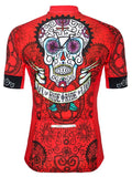 Day of the Living Men's Cycling Jersey in Red | Cycology Clothing