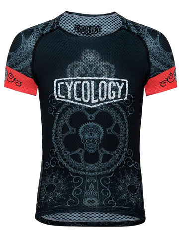 Day of the Living Mens Black Cycling Base Layer | Cycology Clothing 