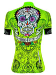 Day of the Living Lime Womens Cycling Jersey 