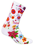 Frida (White) サイクリングソックス