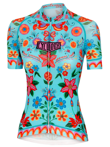 Frida (Aqua) Women's Cycling Jersey