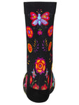 Frida Black Floral Cycling Socks | Cycology Clothing