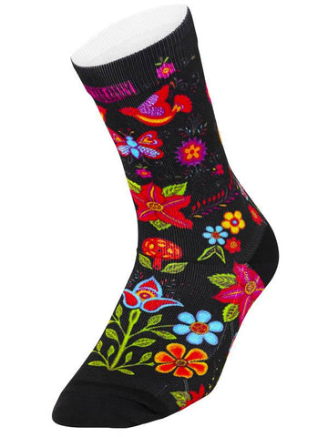 Frida Black Cycling Socks | Cycology Clothing