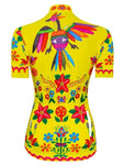 Frida Womens Short Sleeve Frida Womens Short Sleeve Yellow Cycling Jersey | Cycology AUS