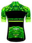 Geometric Lime Mens Cycling Jersey | Cycology Clothing